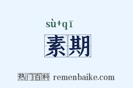 素期是什么意思的图片